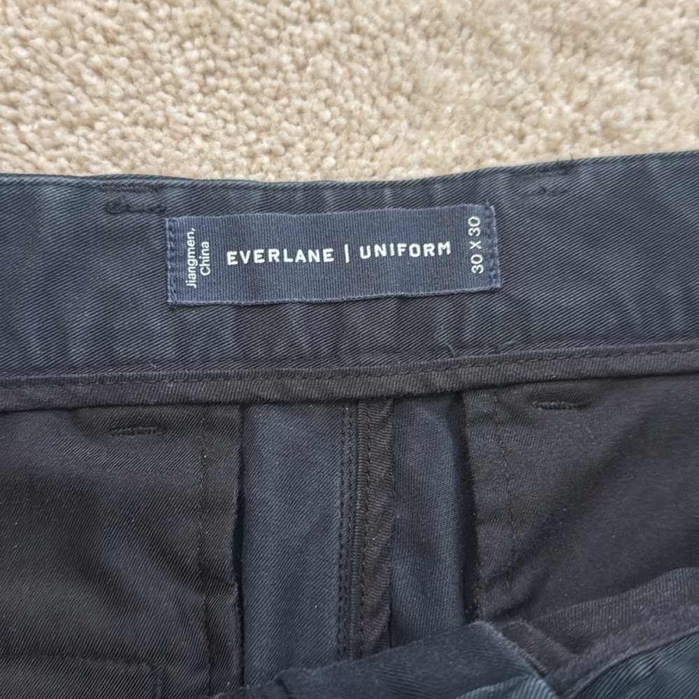Everlane The Performance Chino | Uniform in Black - 30x30 Slim - Picture 6 of 10